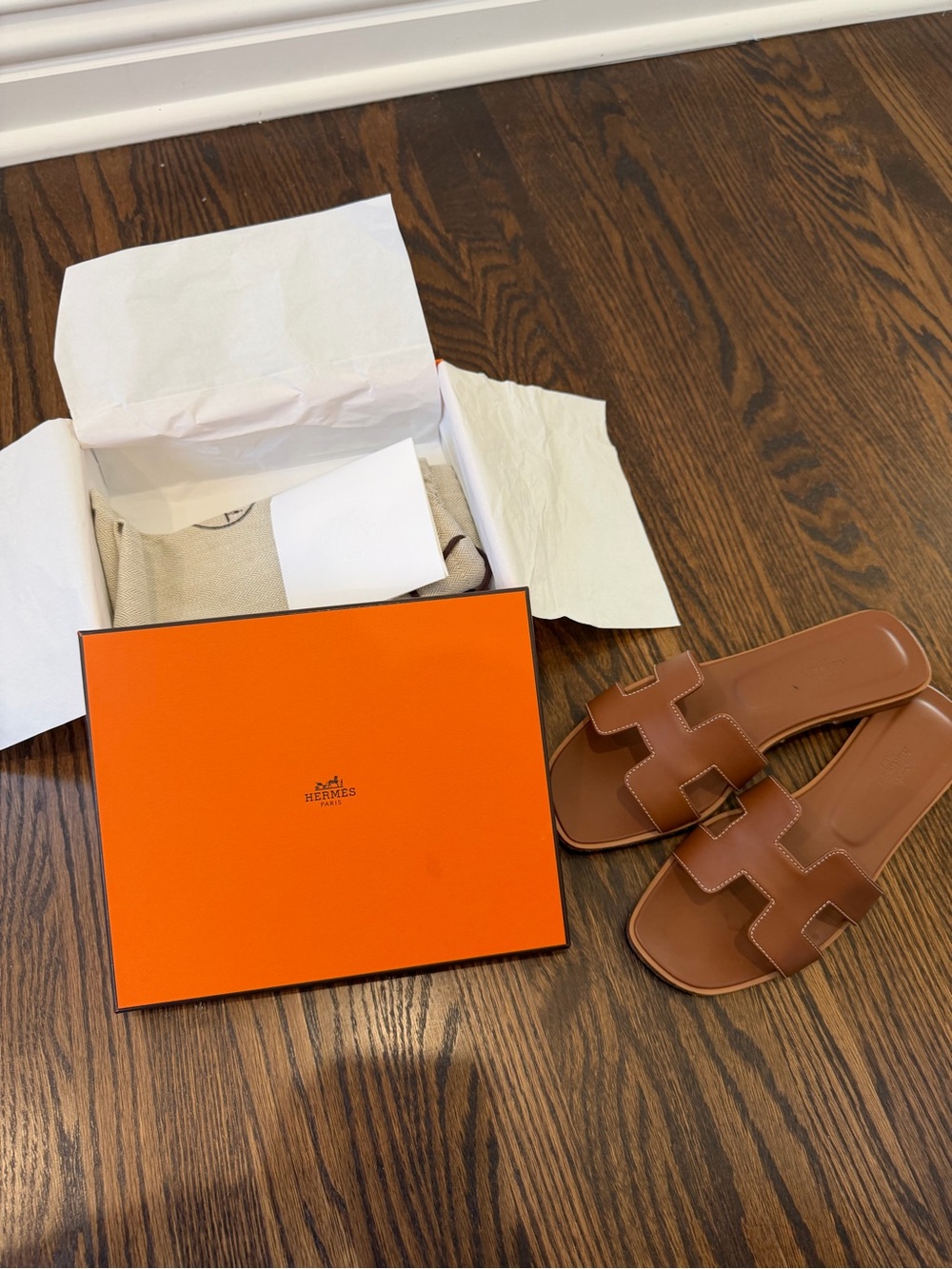 Hermes Oran Slide Sandals Women